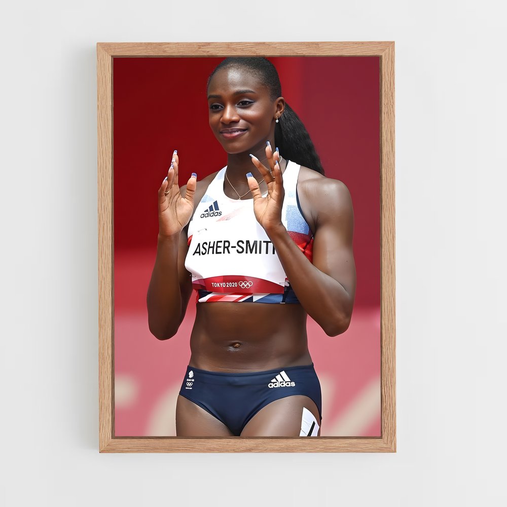 Poster Sprint et Élégance – affiche Athlétisme (vue 4)